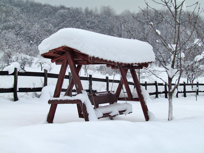 Iarna in Marginimea Sibiului 1 - Pensiunea Printul Vlad
