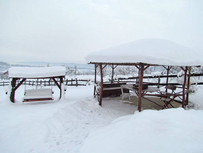 Iarna in Marginimea Sibiului 2 - Pensiunea Printul Vlad